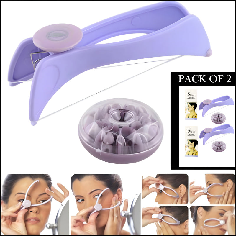 Dual-Pack Premium Facial Hair Removal Threaders – Precision Beauty Grooming Tool